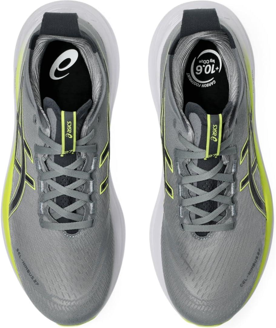 image:imageASICS Mens GelNimbus 27 Running ShoesGravelCarrier Grey