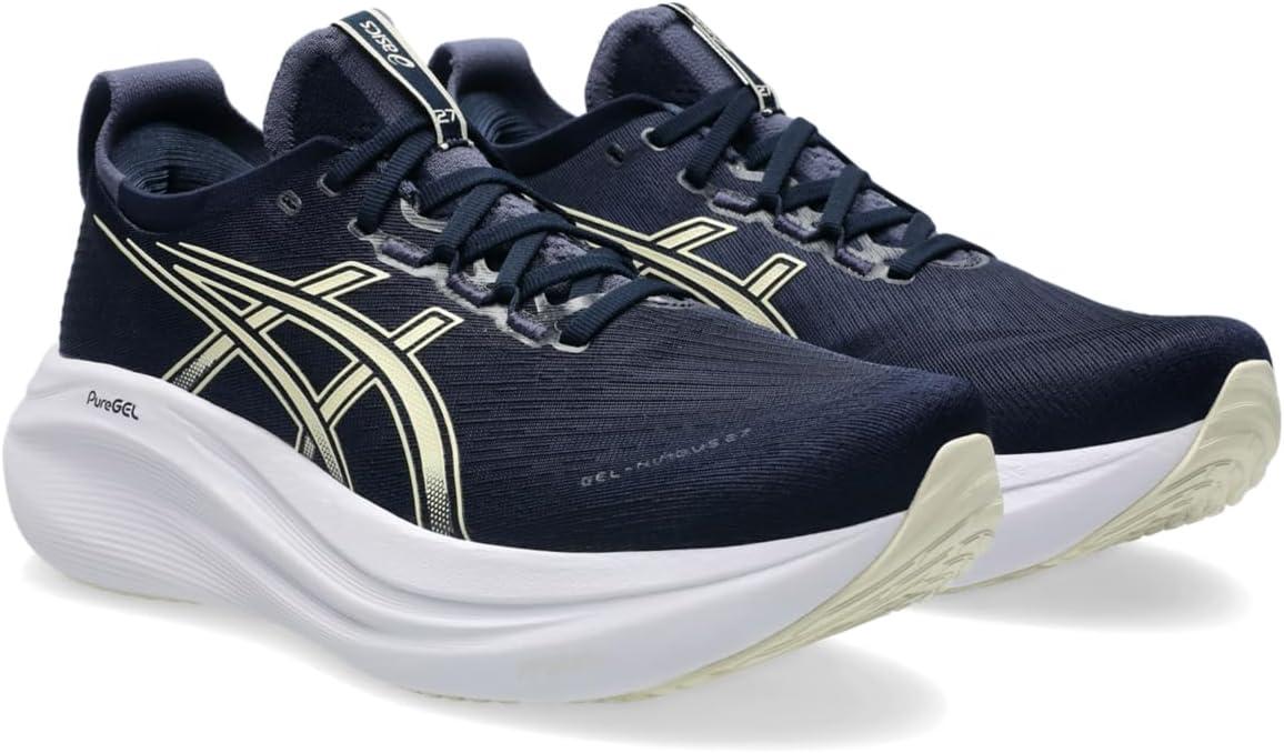 image:imageASICS Mens GelNimbus 27 Running ShoesMidnightVanilla