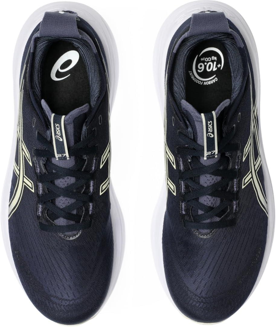image:imageASICS Mens GelNimbus 27 Running ShoesMidnightVanilla