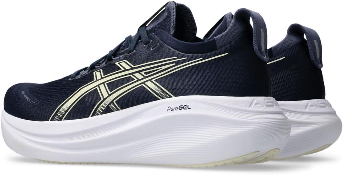 image:imageASICS Mens GelNimbus 27 Running ShoesMidnightVanilla