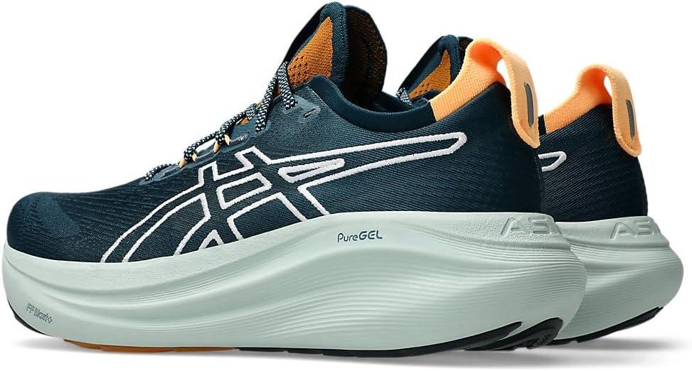 image:imageASICS Mens GelNimbus 27 Running ShoesNature Bathing Tranquil Teal