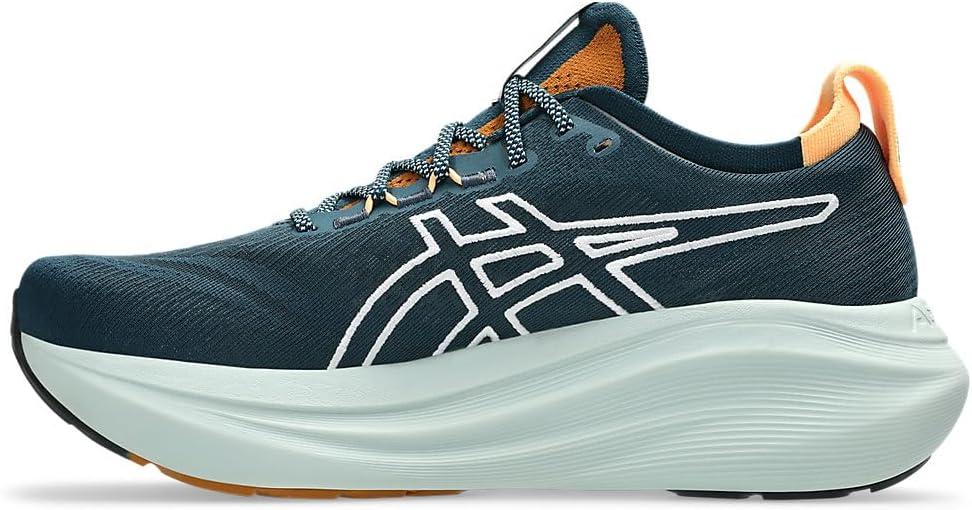 image:imageASICS Mens GelNimbus 27 Running ShoesNature Bathing Tranquil Teal