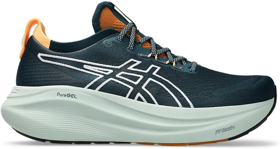 image:imageASICS Mens GelNimbus 27 Running ShoesNature Bathing Tranquil Teal