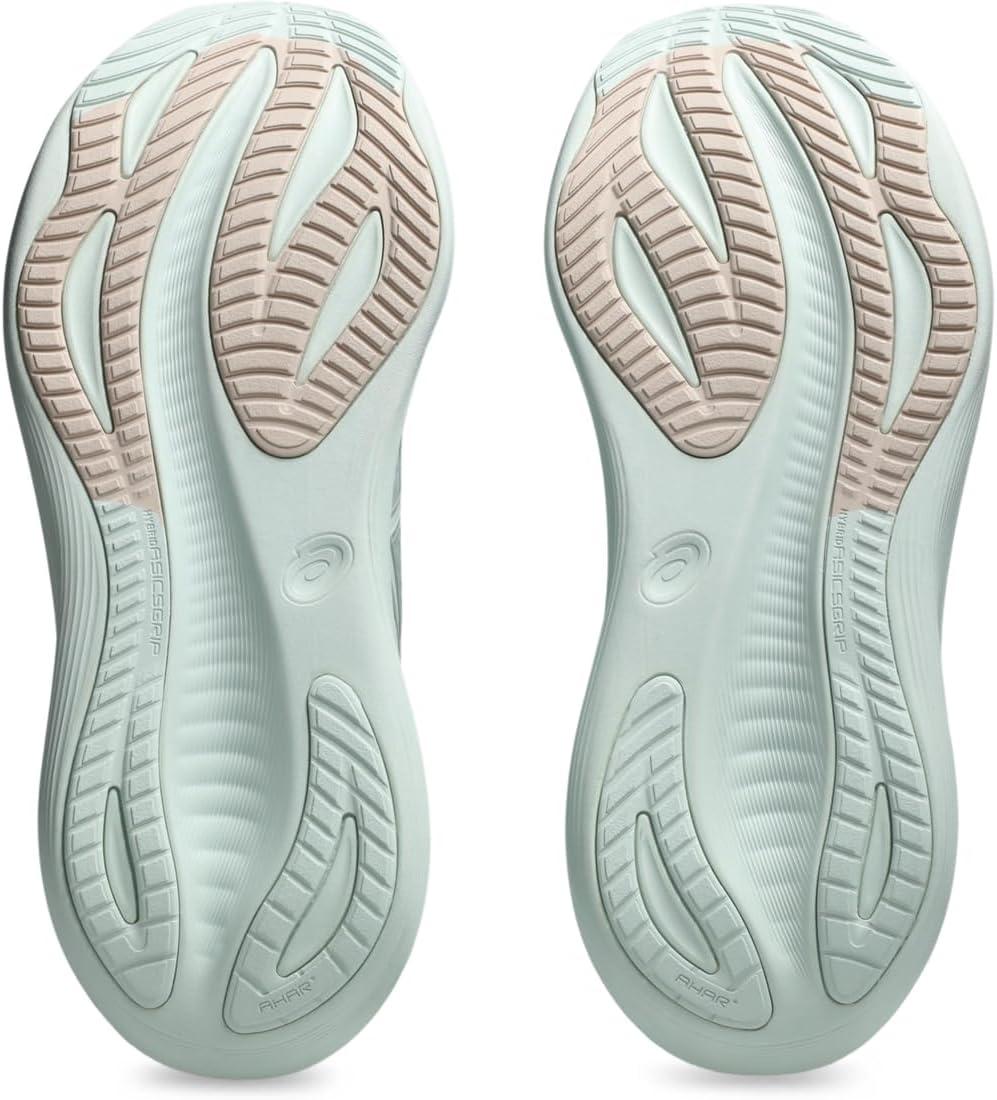 image:imageASICS Mens GelNimbus 27 Running ShoesPure AquaWhite
