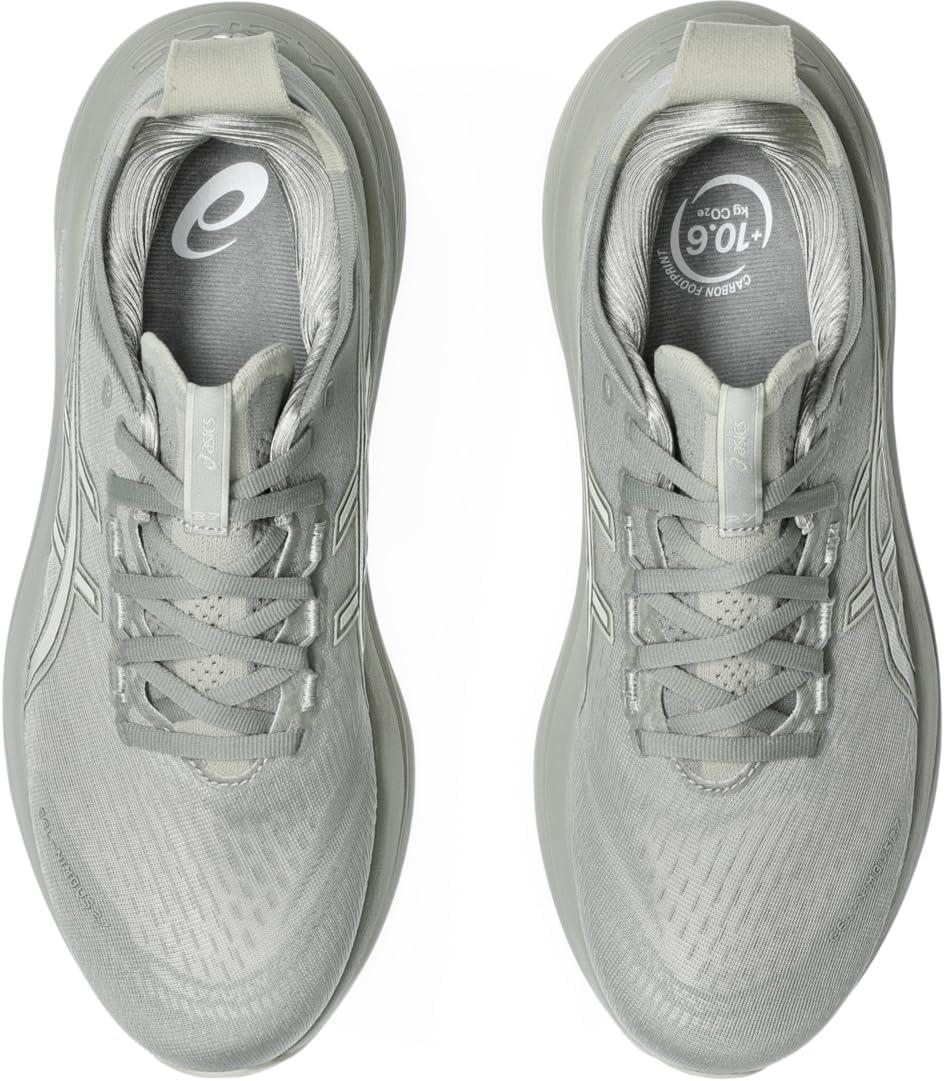 image:imageASICS Mens GelNimbus 27 Running ShoesSeal GreyLake Grey