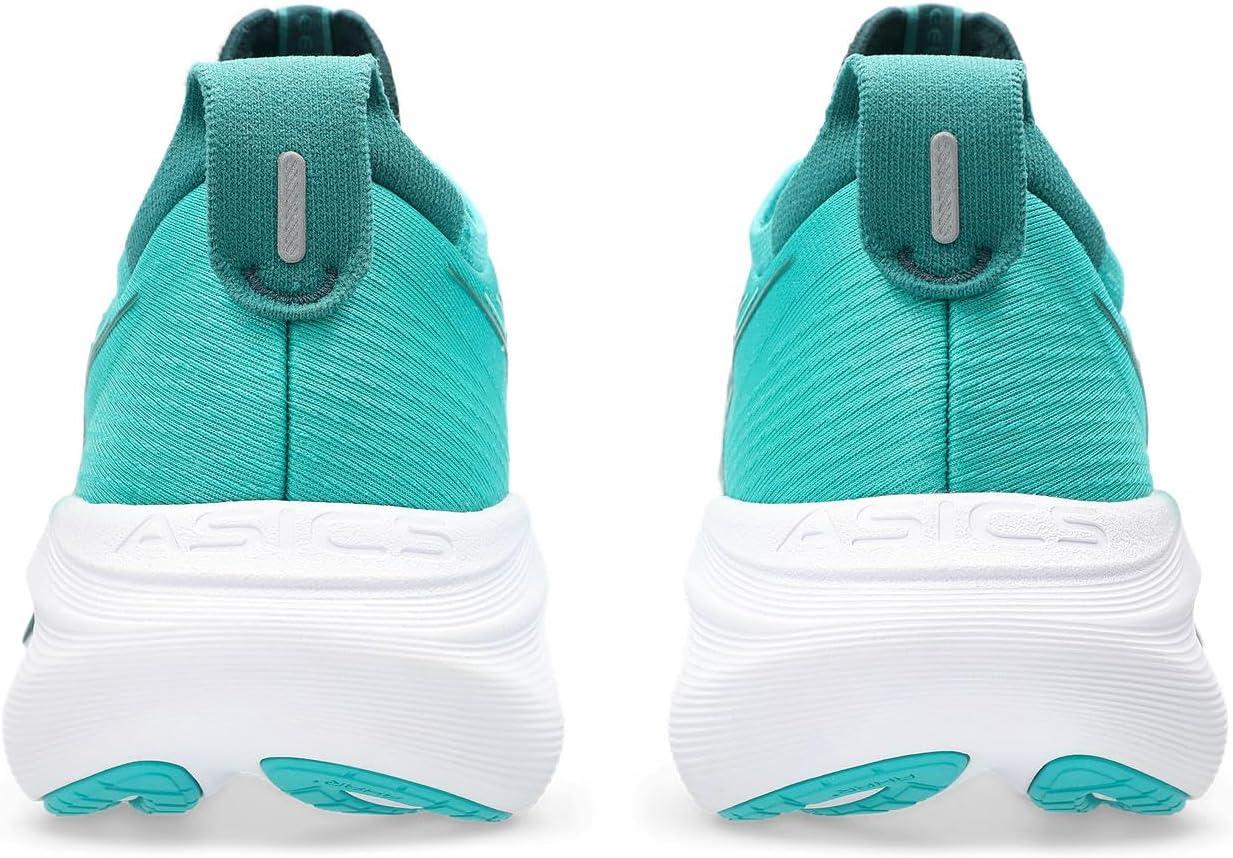 image:imageASICS Mens GelNimbus 27 Running ShoesWave Teal Saxon Green