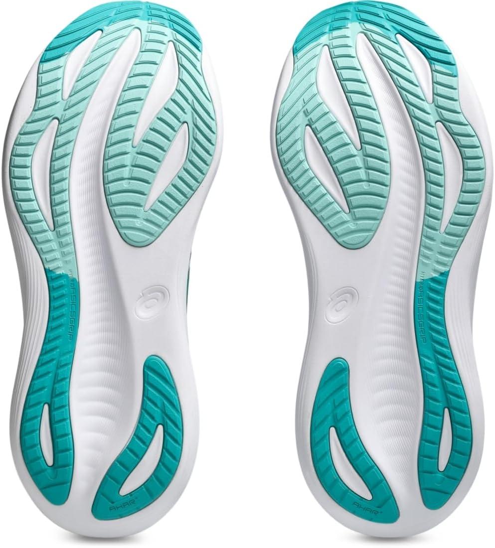 image:imageASICS Mens GelNimbus 27 Running ShoesWave TealSaxon Green