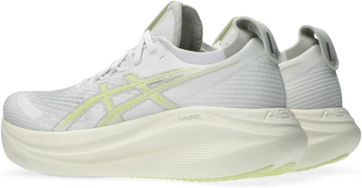 image:imageASICS Mens GelNimbus 27 Running ShoesWhiteHuddle Yellow