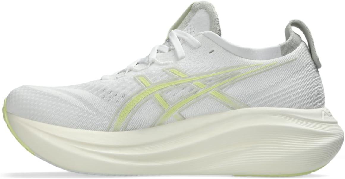 image:imageASICS Mens GelNimbus 27 Running ShoesWhiteHuddle Yellow