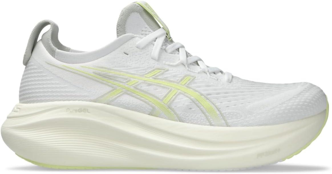 image:imageASICS Mens GelNimbus 27 Running ShoesWhiteHuddle Yellow