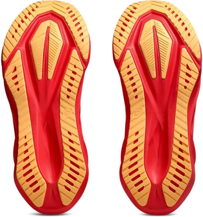image:imageASICS Mens NOVABLAST 5 Running ShoesRed Flash Edo Purple