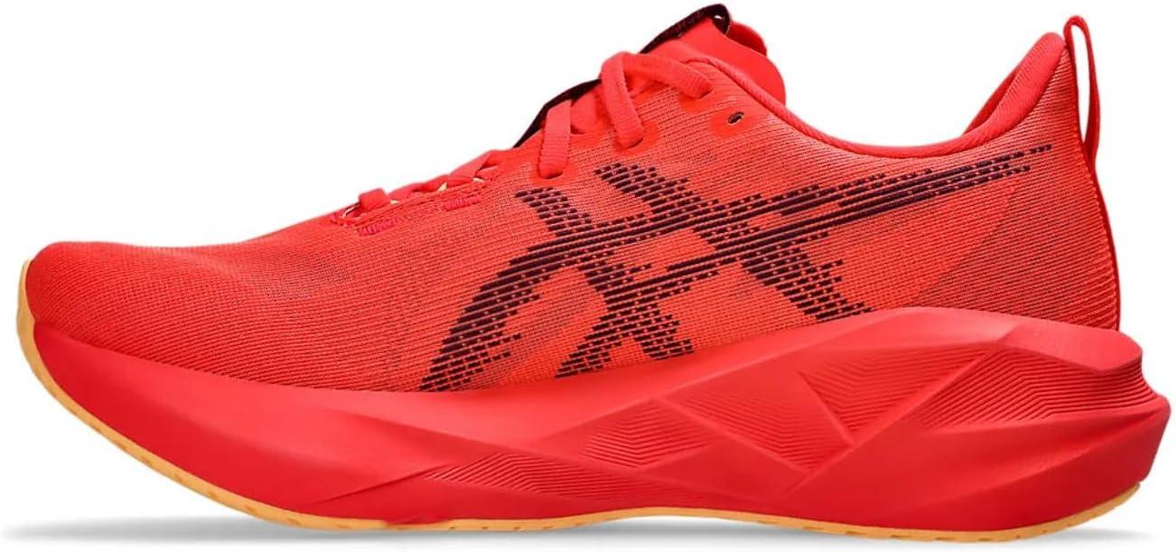 image:imageASICS Mens NOVABLAST 5 Running ShoesRed Flash Edo Purple