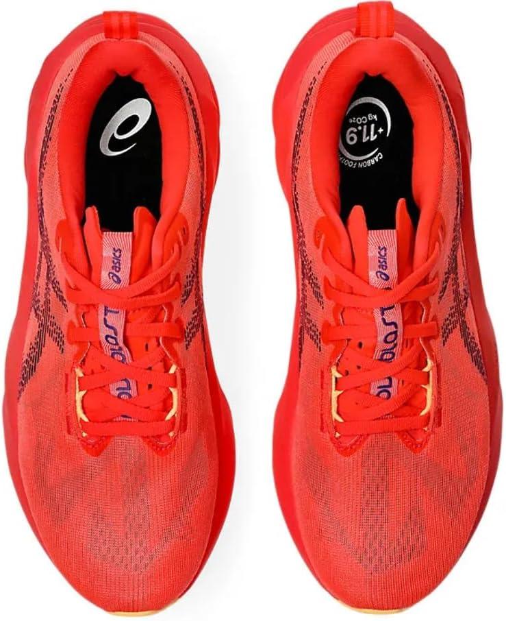 image:imageASICS Mens NOVABLAST 5 Running ShoesRed Flash Edo Purple