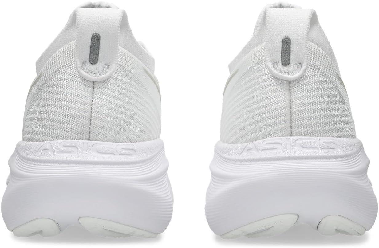 image:imageASICS Womens GelNimbus 27 Running Shoe100 WhiteGlacier Gray