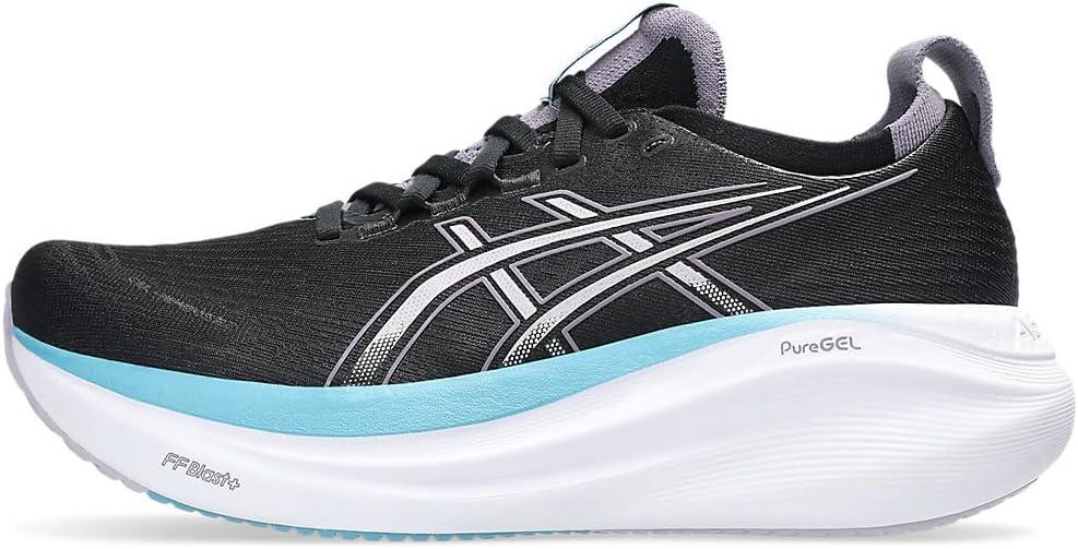 image:imageASICS Womens GelNimbus 27 Running ShoeBlack Dusk Violet