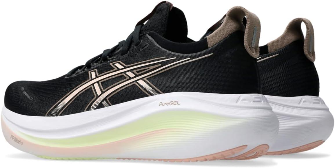 image:imageASICS Womens GelNimbus 27 Running ShoeBlackBreeze