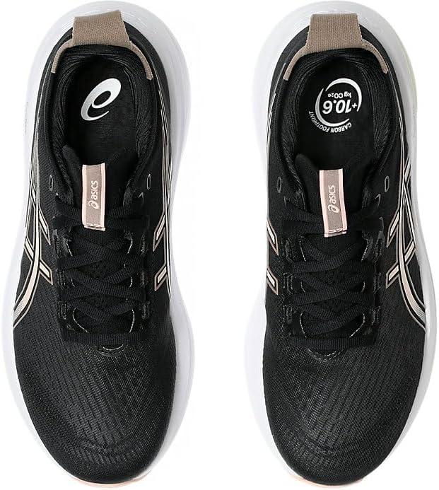 image:imageASICS Womens GelNimbus 27 Running ShoeBlackBreeze