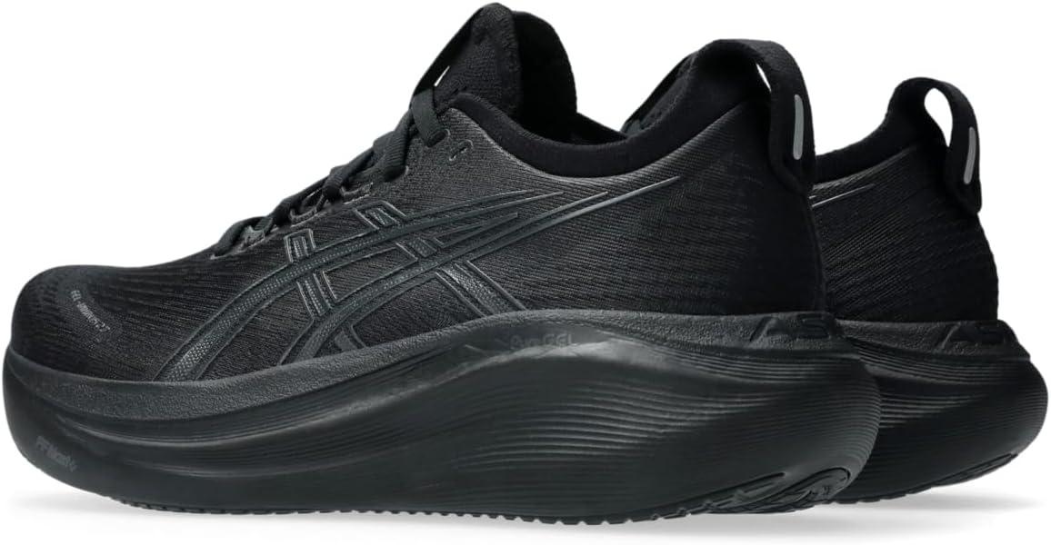 image:imageASICS Womens GelNimbus 27 Running ShoeBlackGraphite Grey