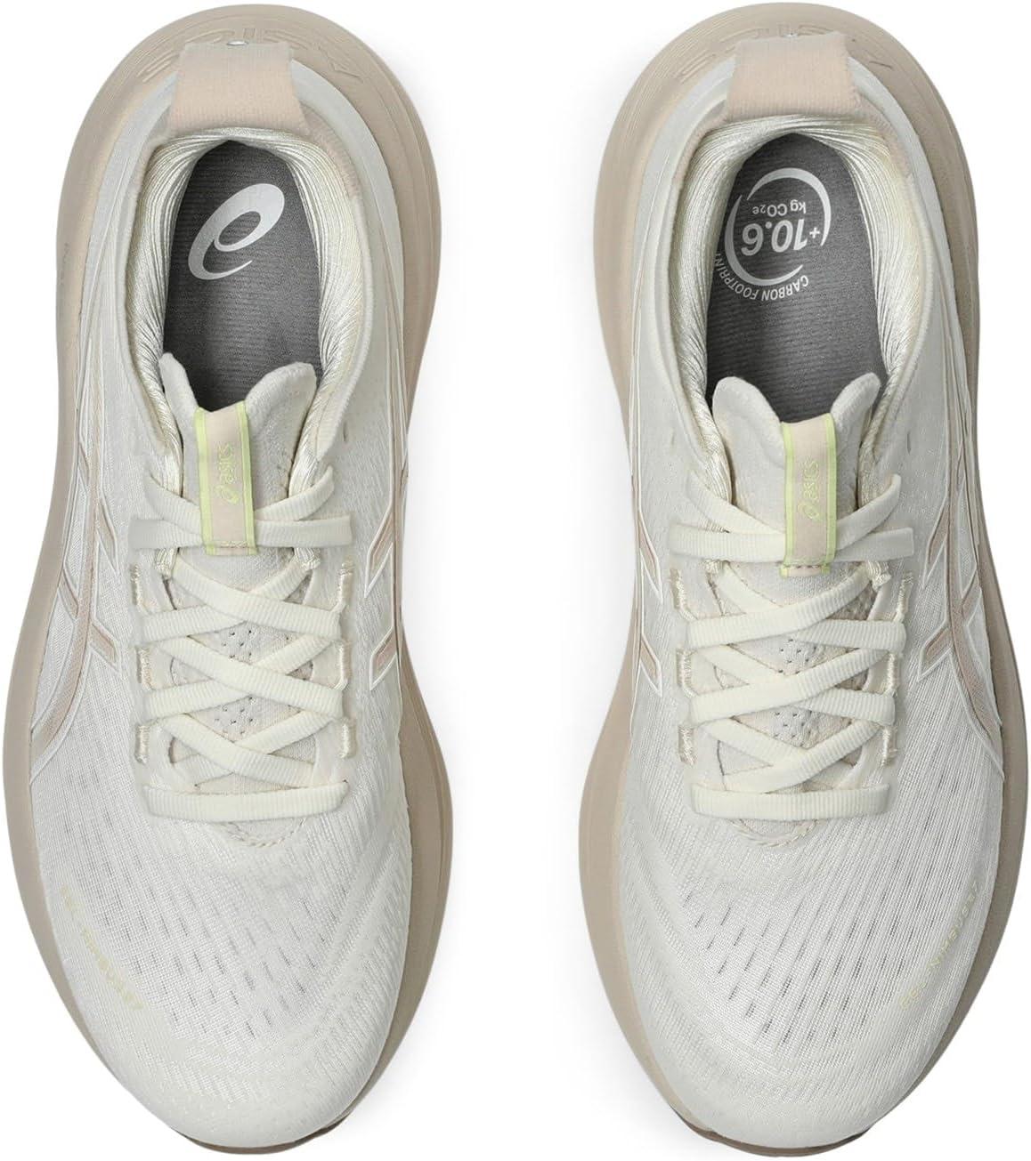 image:imageASICS Womens GelNimbus 27 Running ShoeCream Mineral Beige