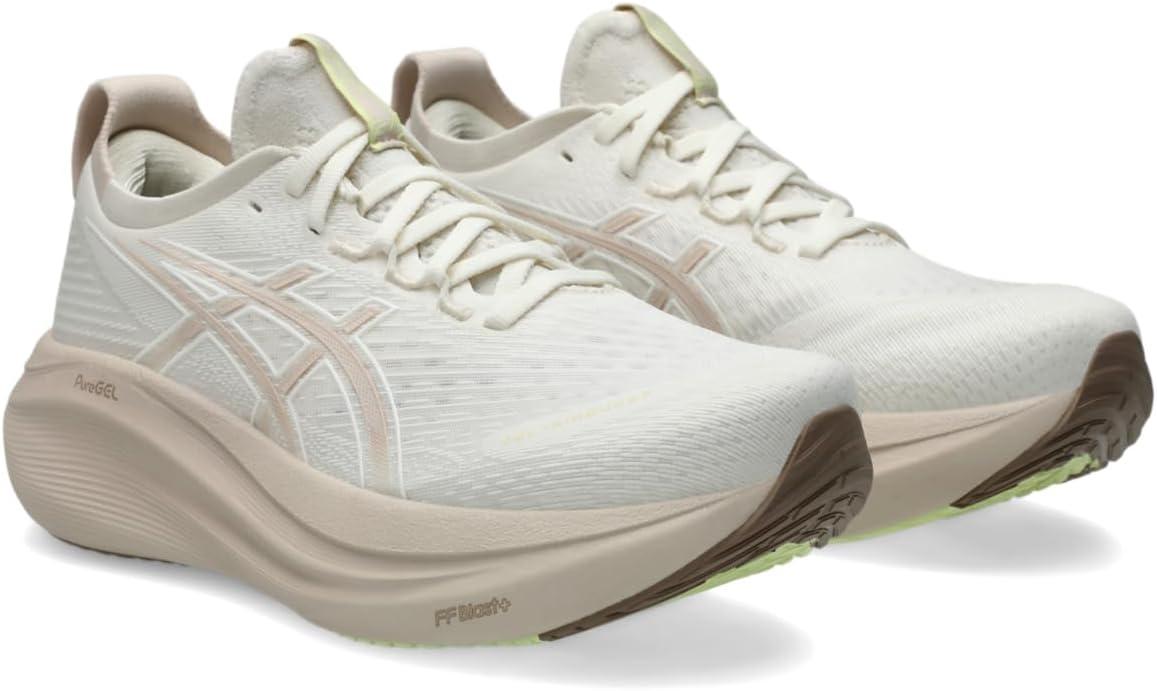 image:imageASICS Womens GelNimbus 27 Running ShoeCreamMineral Beige