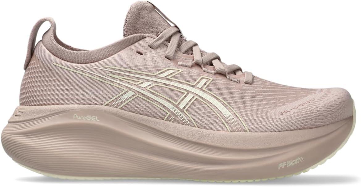 image:imageASICS Womens GelNimbus 27 Running ShoeFawnBirch