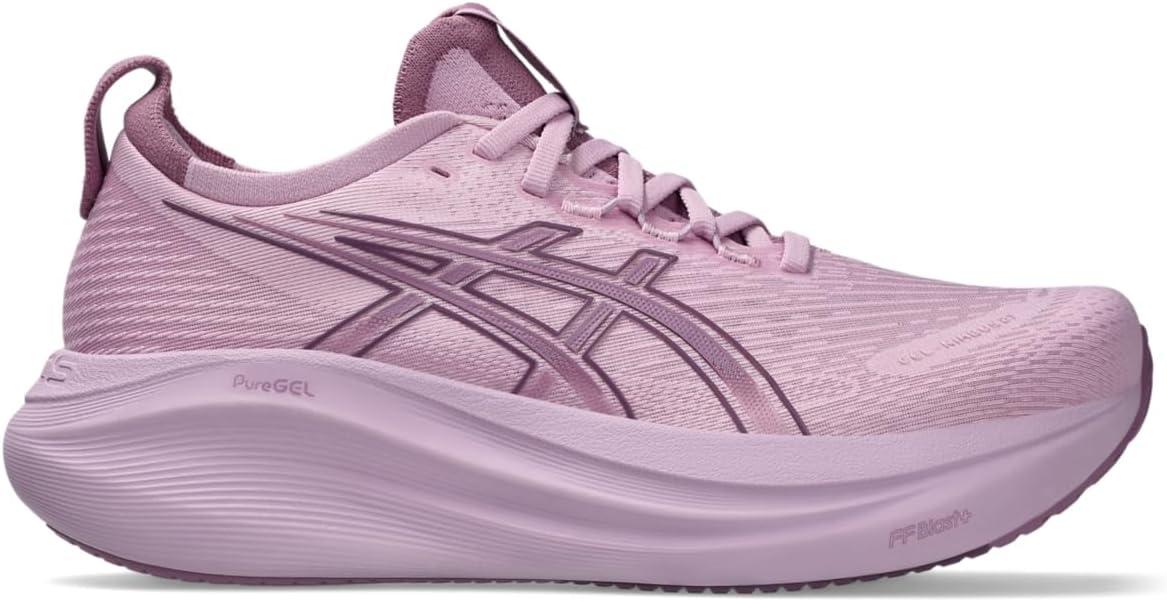 image:imageASICS Womens GelNimbus 27 Running ShoeLight UbeDark Ube