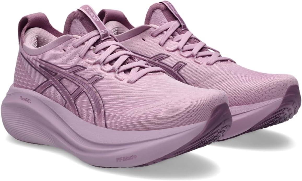 image:imageASICS Womens GelNimbus 27 Running ShoeLight UbeDark Ube