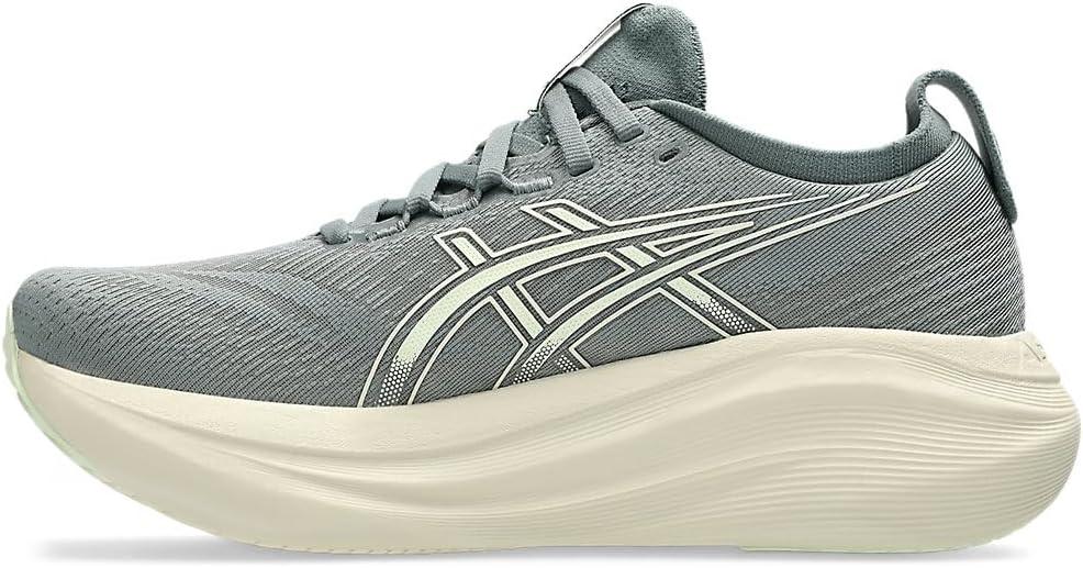 image:imageASICS Womens GelNimbus 27 Running ShoeMonument Blue Whisper Green
