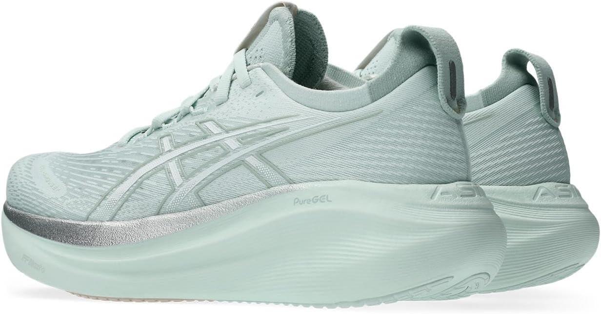image:imageASICS Womens GelNimbus 27 Running ShoePure Aqua White