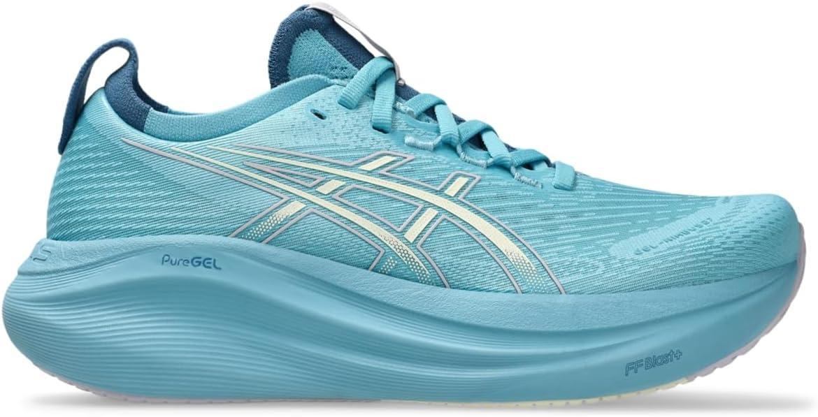 image:imageASICS Womens GelNimbus 27 Running ShoeStillwaterCream