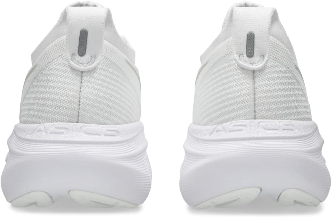 image:imageASICS Womens GelNimbus 27 Running ShoeWhiteGlacier Grey