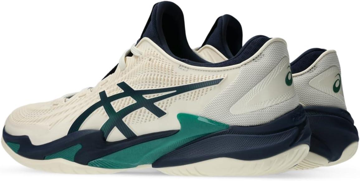image:imageAsics Mens Court FlyteFoam 3 Tennis ShoesCreamJasper Green
