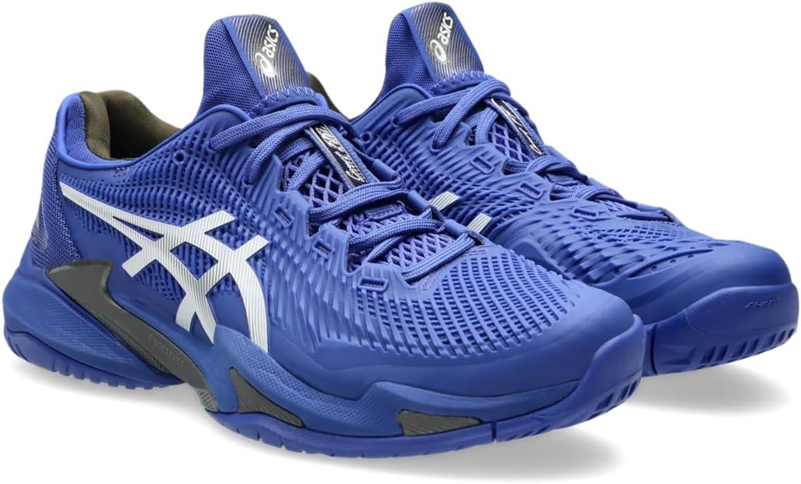 image:imageAsics Mens Court FlyteFoam 3 Tennis ShoesDark CobaltWhite