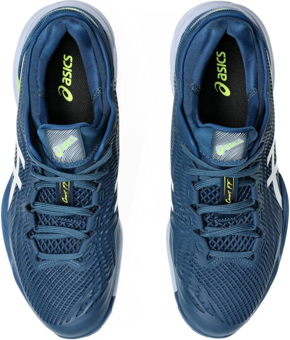image:imageAsics Mens Court FlyteFoam 3 Tennis ShoesMako BlueWhite