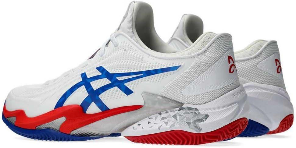 image:imageAsics Mens Court FlyteFoam 3 Tennis ShoesWhite Asics Blue