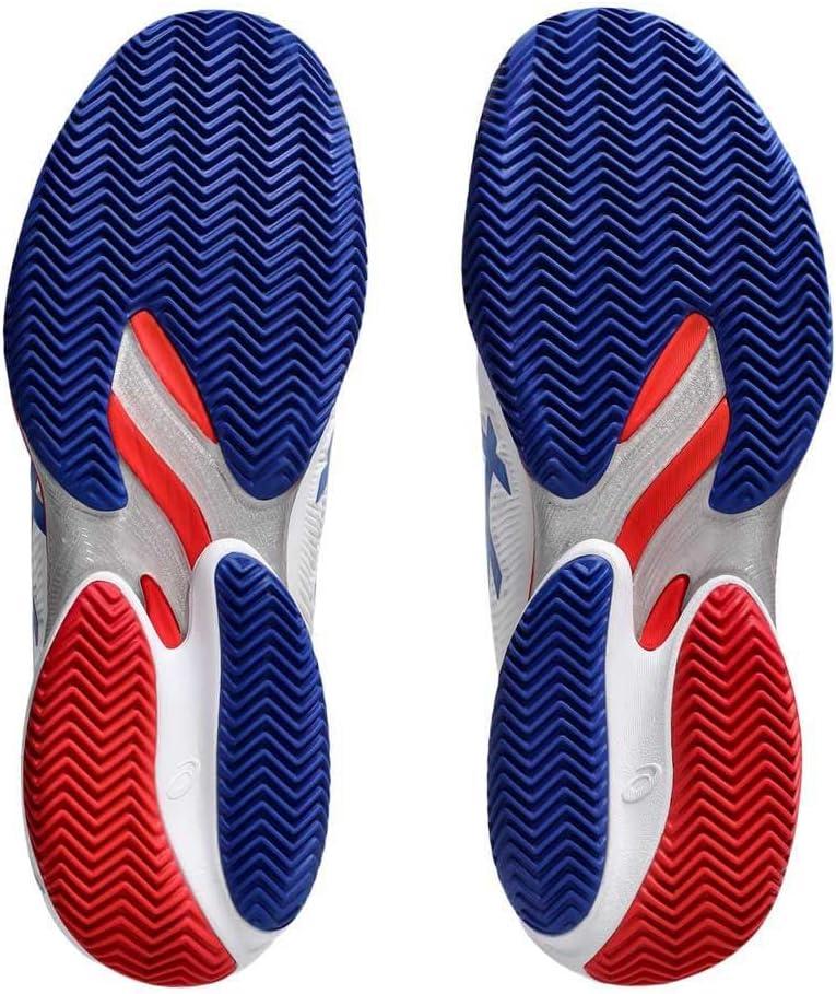 image:imageAsics Mens Court FlyteFoam 3 Tennis ShoesWhite Asics Blue