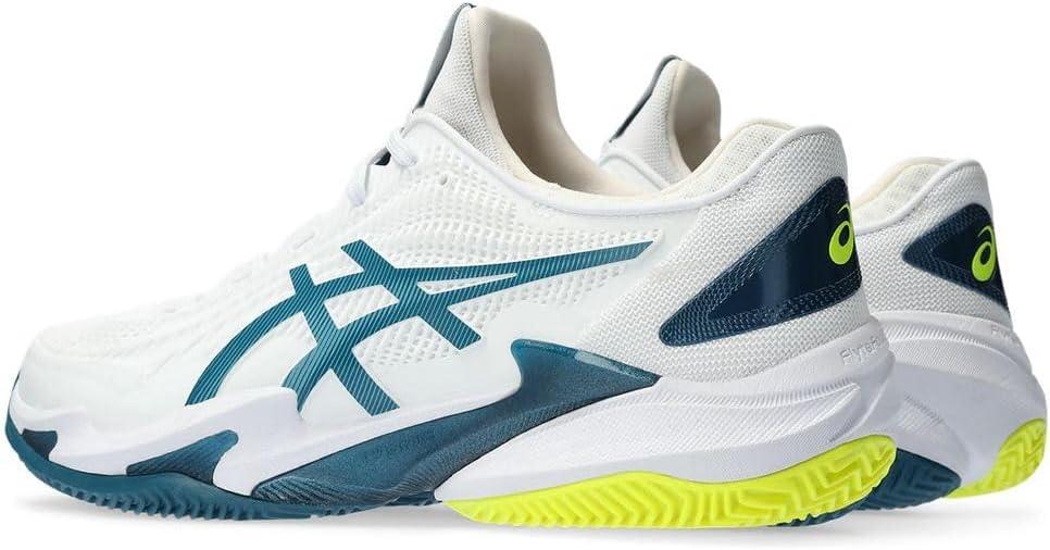 image:imageAsics Mens Court FlyteFoam 3 Tennis ShoesWhite Grey Blue