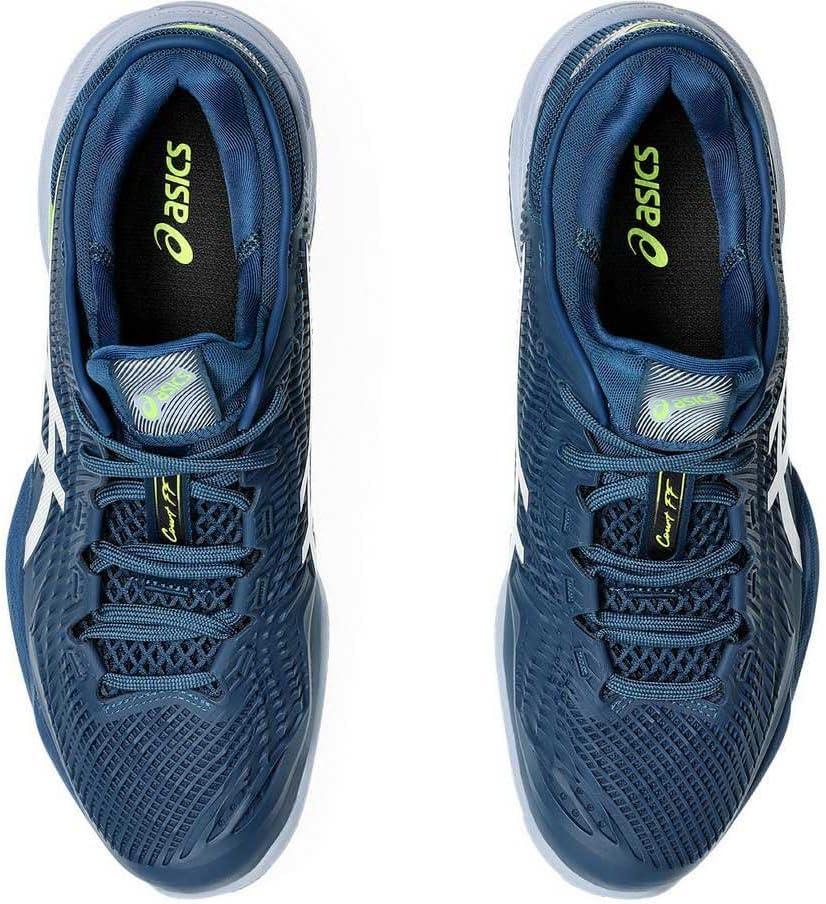 image:imageAsics Mens Court FlyteFoam 3 Tennis ShoesWhite Grey Blue