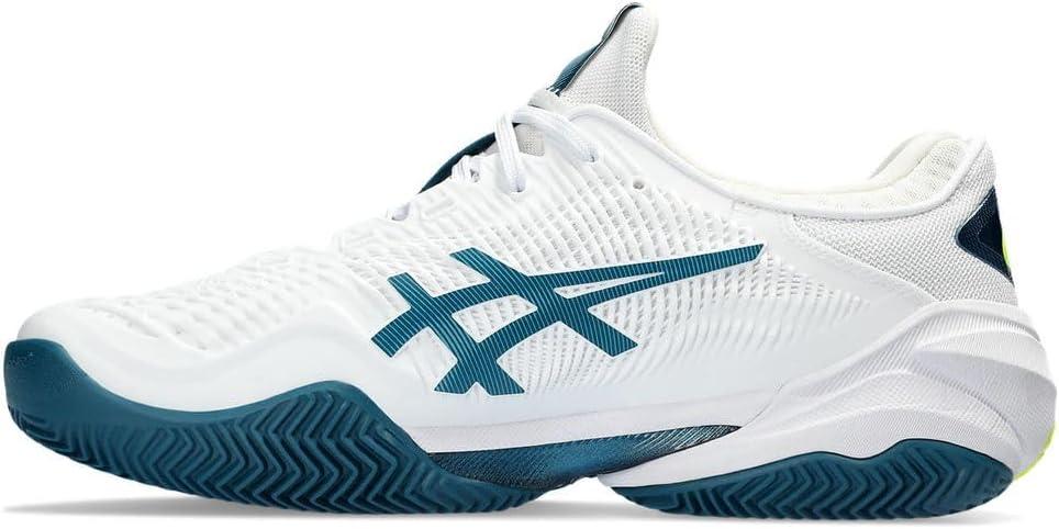 image:imageAsics Mens Court FlyteFoam 3 Tennis ShoesWhite Grey Blue