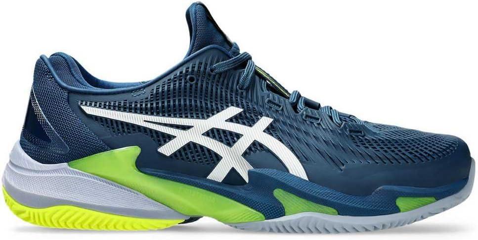 image:imageAsics Mens Court FlyteFoam 3 Tennis ShoesWhite Grey Blue