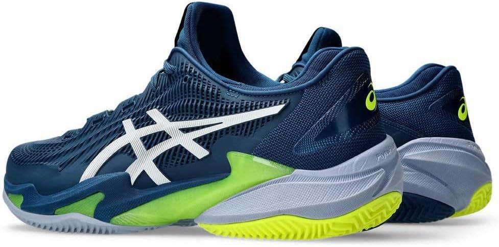 image:imageAsics Mens Court FlyteFoam 3 Tennis ShoesWhite Grey Blue