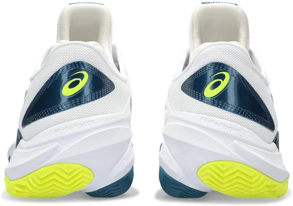 image:imageAsics Mens Court FlyteFoam 3 Tennis ShoesWhite Grey Blue