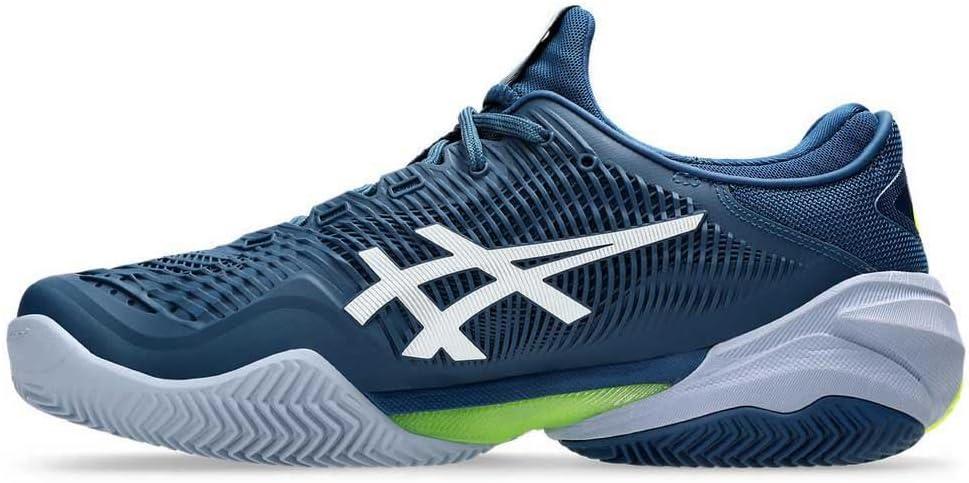 image:imageAsics Mens Court FlyteFoam 3 Tennis ShoesWhite Grey Blue