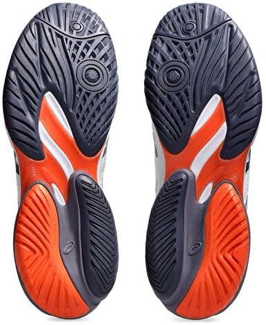 image:imageAsics Mens Court FlyteFoam 3 Tennis ShoesWhite Greyish Purple