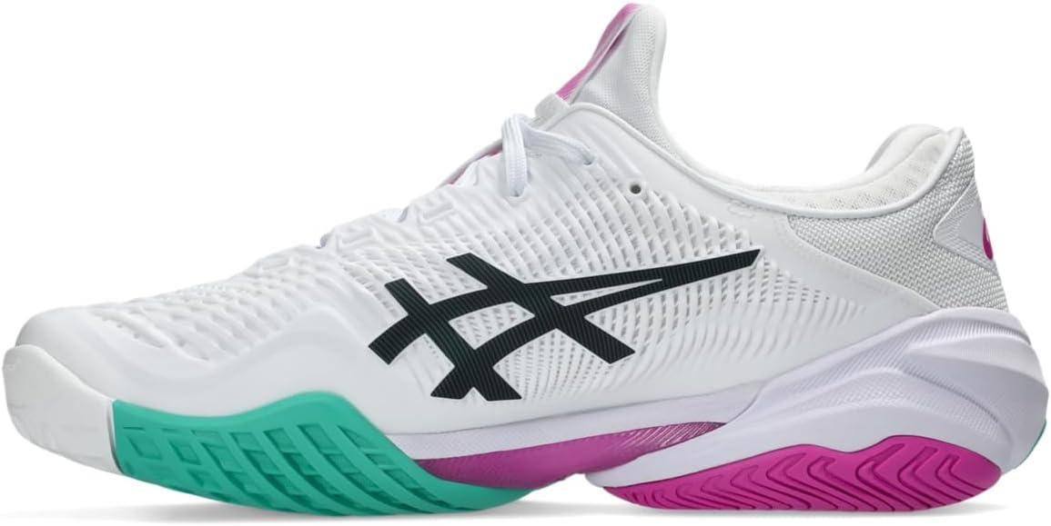 image:imageAsics Mens Court FlyteFoam 3 Tennis ShoesWhiteDigital Sakura