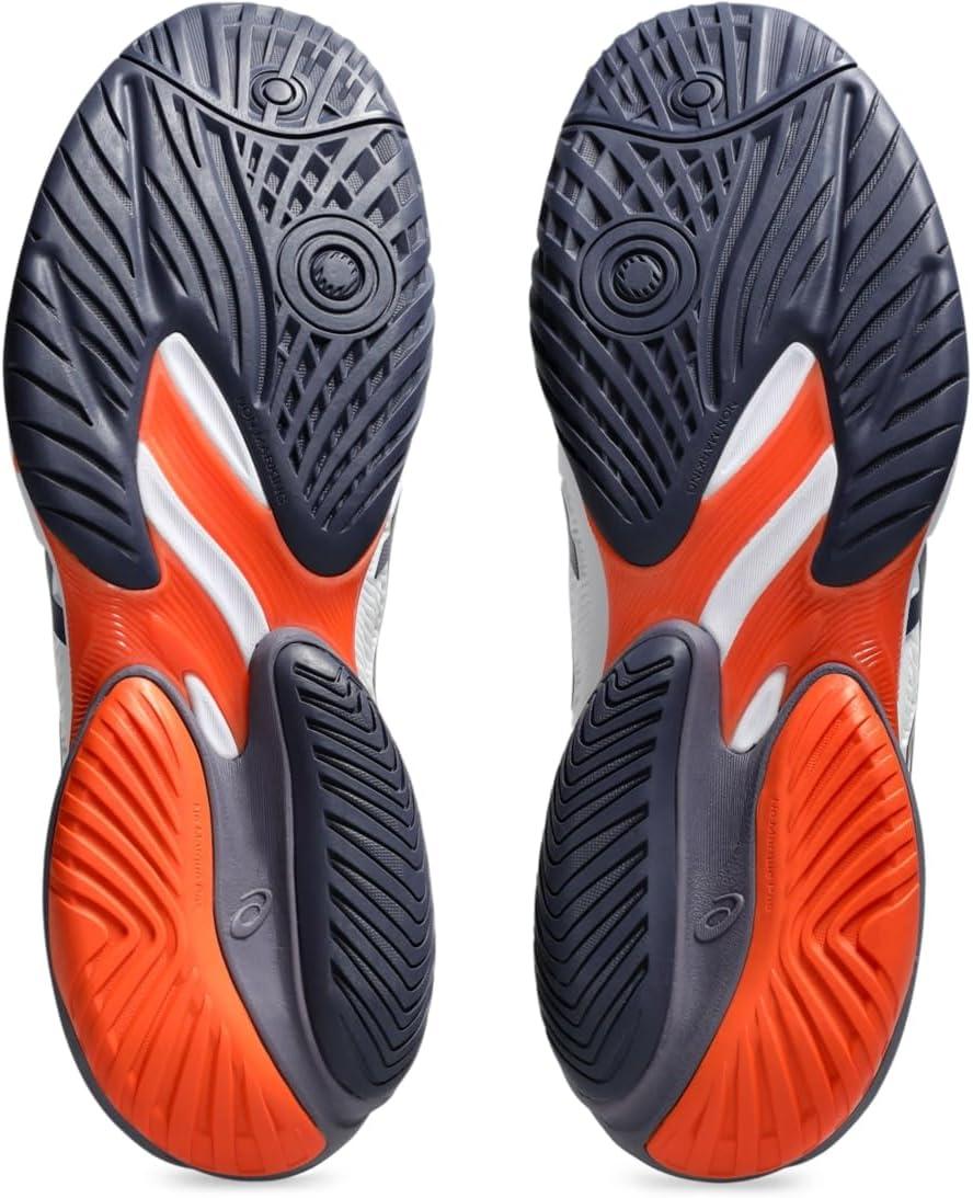 image:imageAsics Mens Court FlyteFoam 3 Tennis ShoesWhiteGreyish Purple