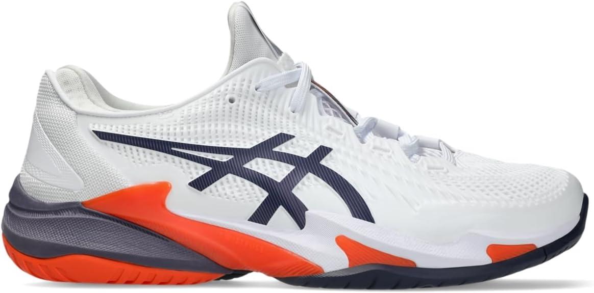 image:imageAsics Mens Court FlyteFoam 3 Tennis ShoesWhiteGreyish Purple