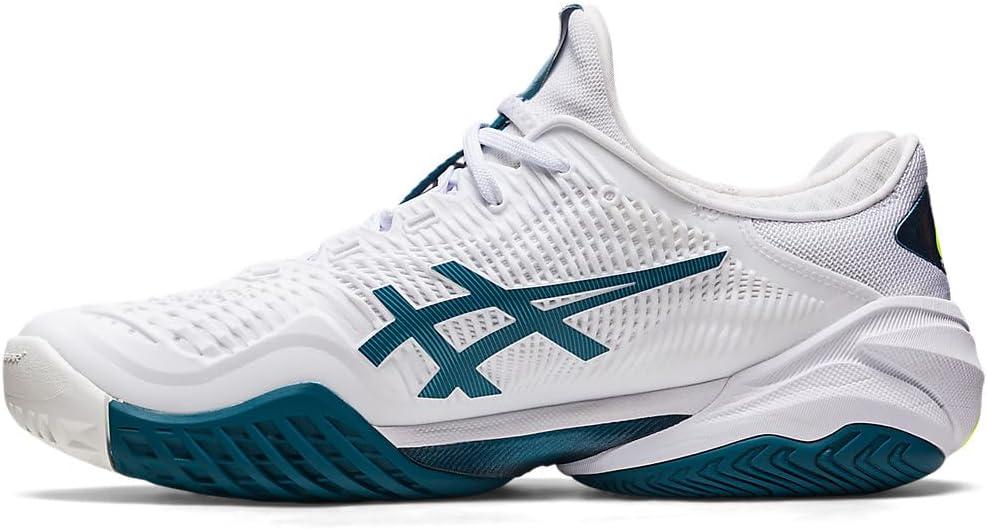 image:imageAsics Mens Court FlyteFoam 3 Tennis ShoesWhiteGris Blue