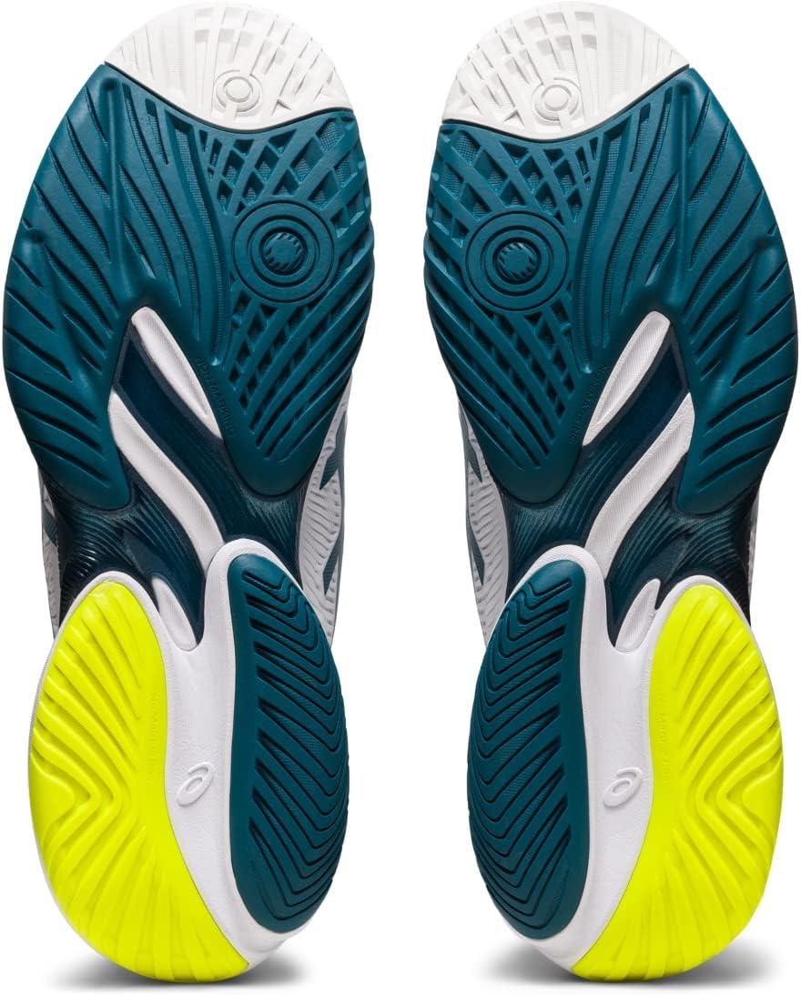 image:imageAsics Mens Court FlyteFoam 3 Tennis ShoesWhiteGris Blue