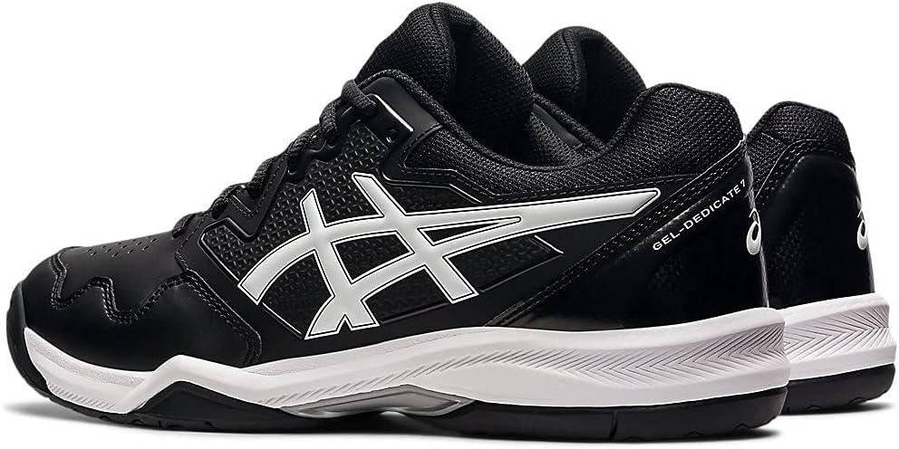 image:imageAsics Mens GelDedicate 7 Tennis ShoesBlackWhite
